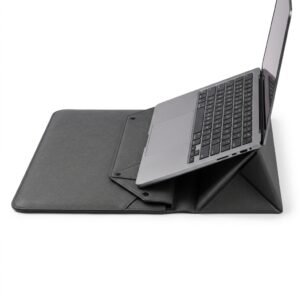 2-in-1 Waterproof Laptop Sleeve with Built-In Magnetic Ergonomic Stand