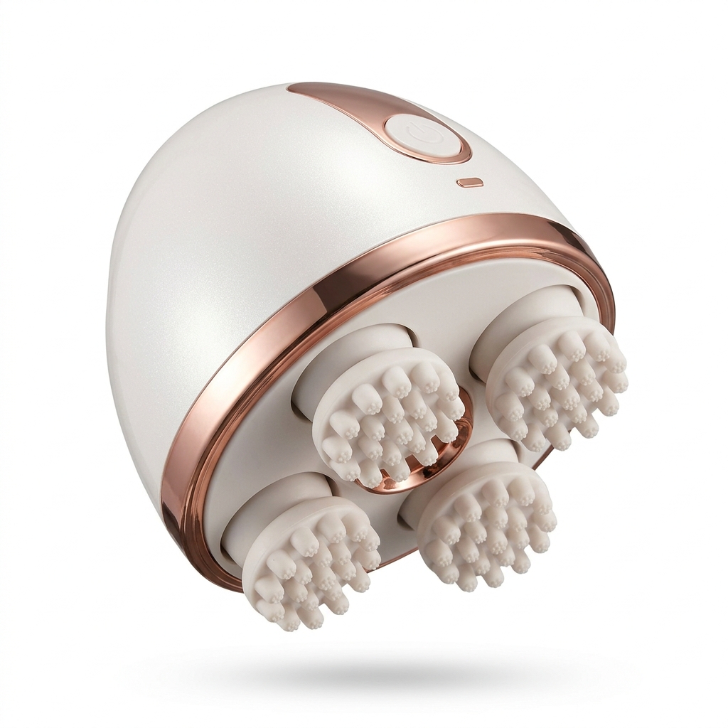 Waterproof Electric Scalp & Hair Growth Massager with Silicone Claws