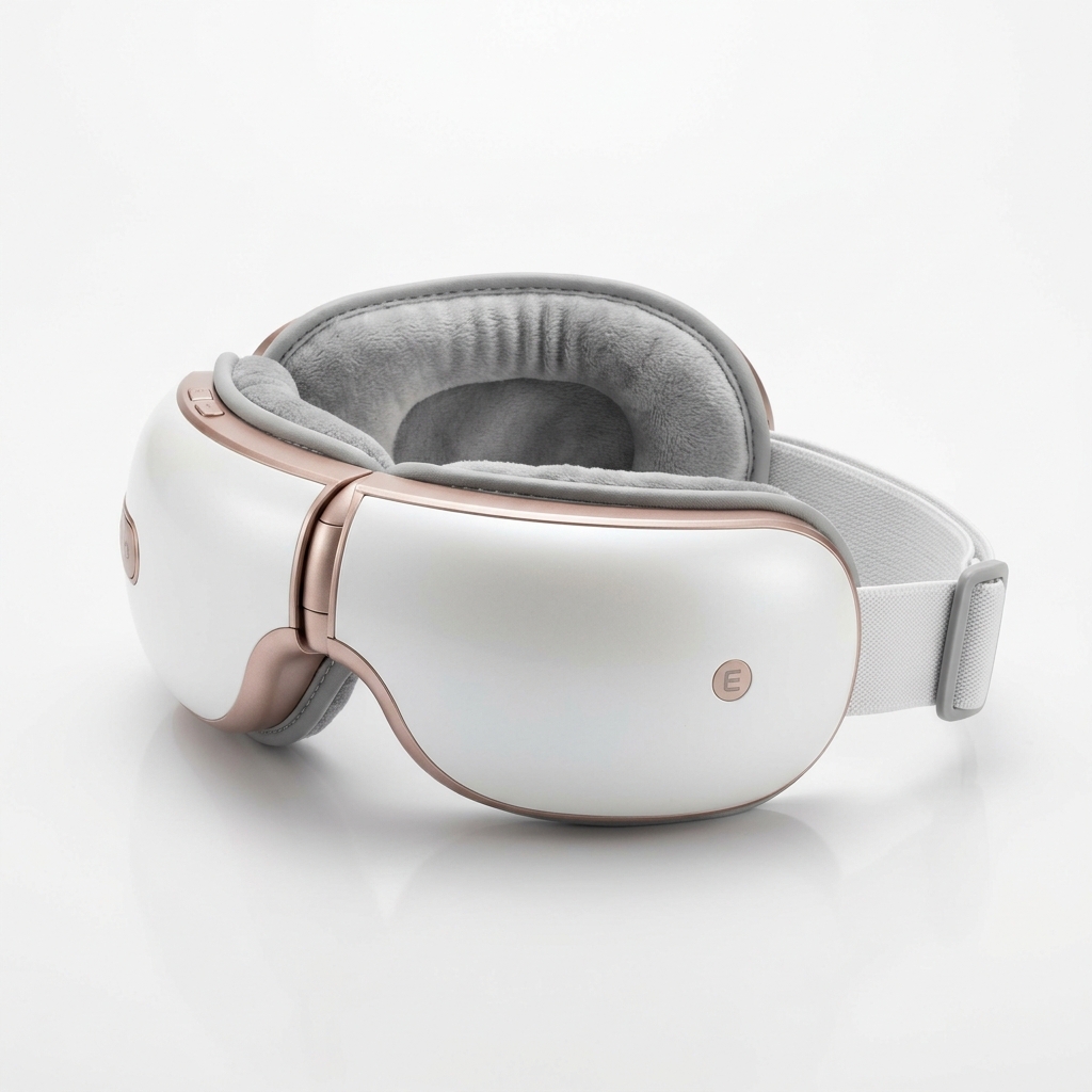 Heated & Vibrating Bluetooth Eye Massage Mask for Screen Fatigue