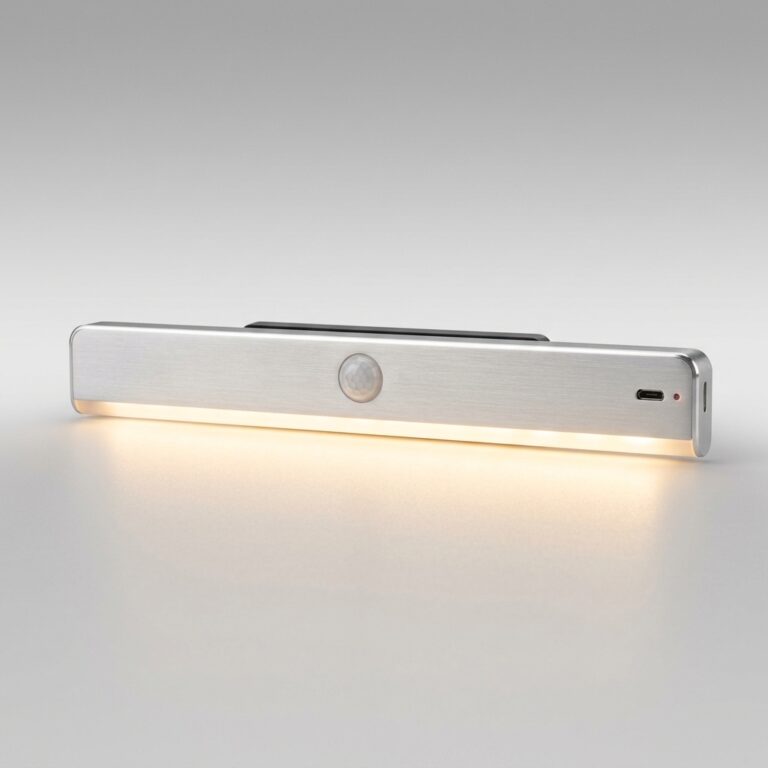 Ultra-Thin Rechargeable Motion Sensor Under-Cabinet LED Light Bar