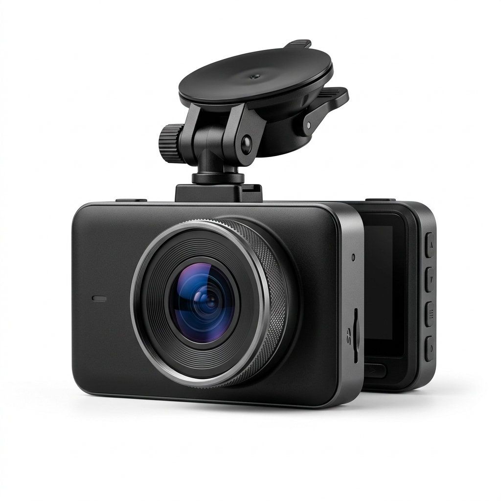 Smart 4K Ultra-HD Dual Dash Cam with Night Vision & WiFi App Sync