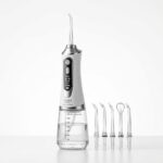 Smart Cordless Dental Water Flosser with 5 Jet Nozzles & 3 Modes